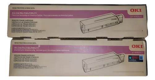 Toner Oki 44917617 B431d B431dn 461 Mb 491 Original