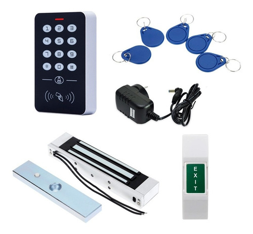 Kit Control Acceso Siccba Cerradura Electrica Digital 180 Kg