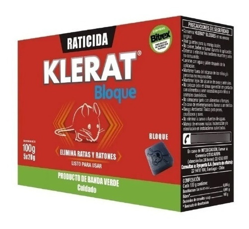 Klerat Bloque 100gr