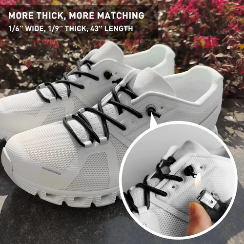 Set De 3 Cordones/agujetas Elásticas Para Tenis On Cloud