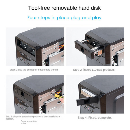 L Adaptador Ssd For Rack Móvil Sin Bandeja, Intercambio En