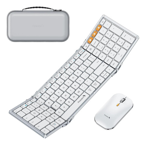 Teclado Y Mouse Plegable De Protoarc, Xkm01 Combo De Mouse D