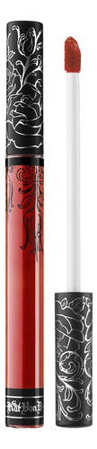 Labial KVD Vegan Beauty Everlasting Liquid Lipstick color santa sangre mate