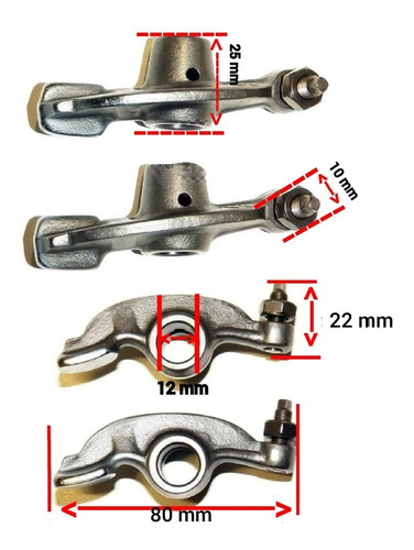 Balancines Juego Par Moto Euromot Gxt 200 / Dr 200