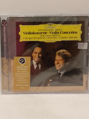 Mendelssohn- Bruch Violinkonzerte Mintz Y Benson Cd Nuevo 