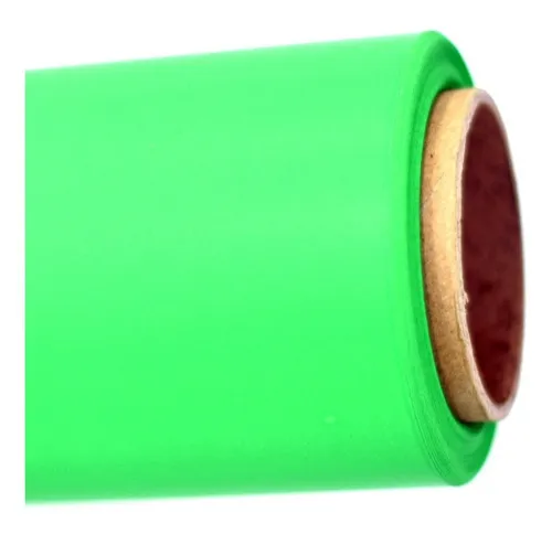 Fondo Infinito Visico Chroma Key Papel Continuo Ciclorama 272x10m Color Verde Chroma Green