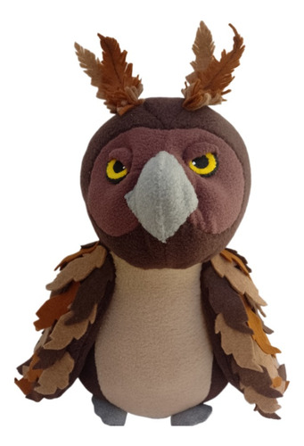 Ñacurutú Búho Lechuza Peluche Animalito Autóctono De Uruguay