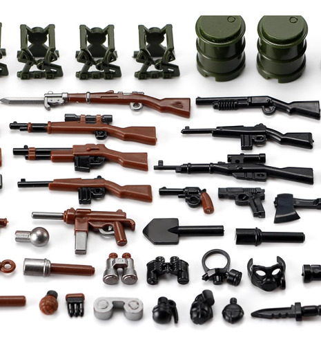 Set De Armas Feleph De La Segunda Guerra Mundial Para Figura
