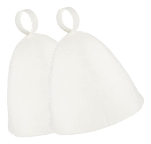 2 Gorros De Sauna, Gorros De , Gorros De 2 Piezas Blancas