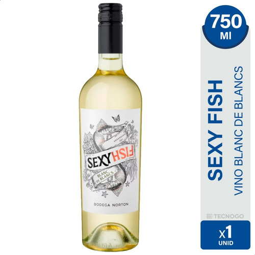 Vino Blanco Sexy Fish Blanc De Blancs Norton - 01mercado