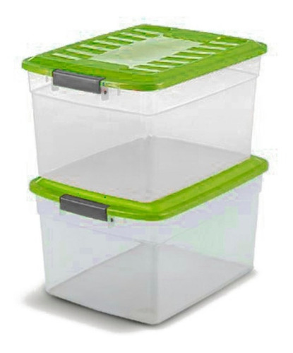 Cajas Organizadoras Plasticas Colbox 15lts X 2 U. Colombraro