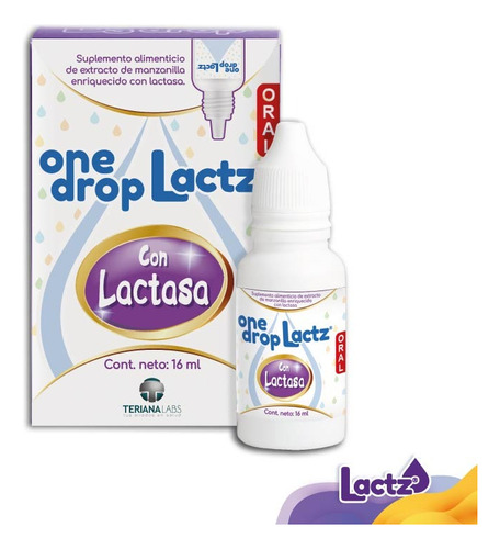 Onedrop Lactz Suplemento Alimenticio Para Lactantes 16 Ml Sabor Sin sabor