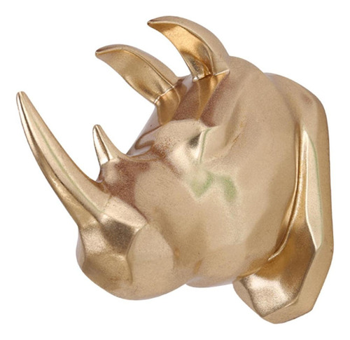 Figura De Animal Para Decoración De Pared Con Cabeza De Rino