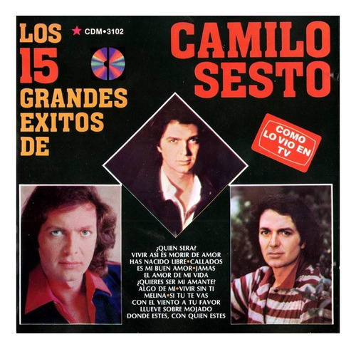Cd Los 15 Grandes Éxitos De Camilo Sesto (1991) Ariola