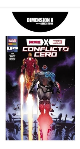  Comic Fortnite X Marvel Conflicto Cero # 2 C/codigo Panini