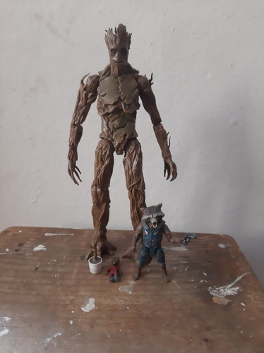 Figuras Groot Y Rocket Marvel Legends Leer Descripción 