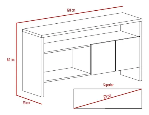 Mueble Arrimo + Mesa De Centro - Caramelo / Wengue