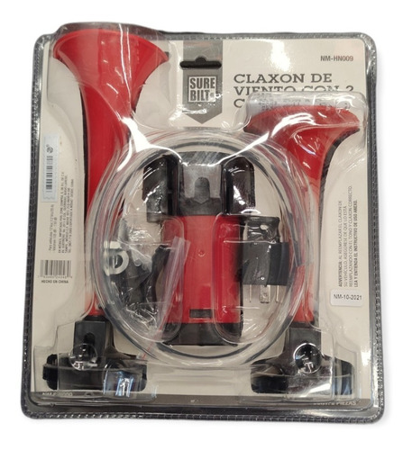 Corneta Claxon Doble Aire Eléctrica Automotriz Universal 12v