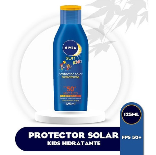 Protector Solar Nivea Sun Kids Hidratante Fps 50+ 125 Ml