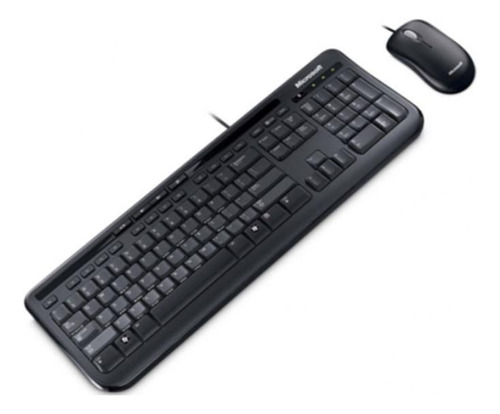 Kit Teclado E Mouse Usb Microsoft Otima Qualidade Com Fio