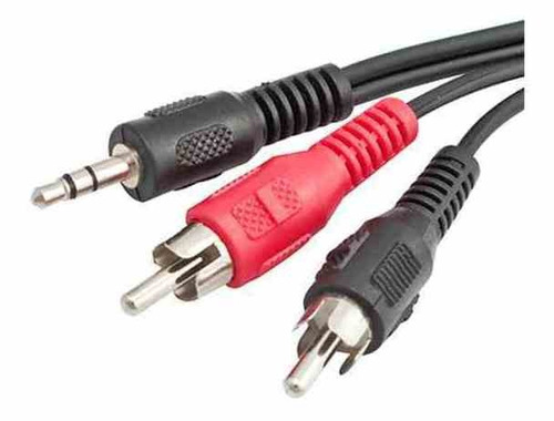 Cables Audio 2 Rca X 1plug (2x1) Largo 1.8mts