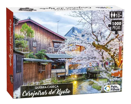 Quebra Cabeça - Cerejeiras de Kyoto 1000 Peças