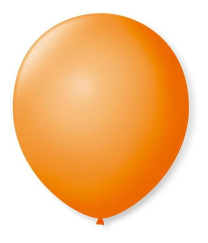 Balão São Roque Número 9 Laranja Mandarim 50 Unidades