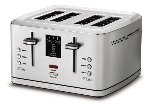 Tostadora Con Memoria Digital Cuisinart Cpt-740 De 4 Rebanad