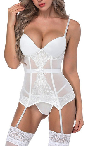 Lencería Para Mujer Bustier Corset Faja Cintura Bodydoll