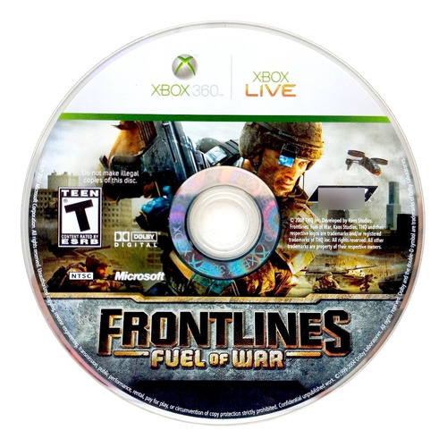 Frontlines Fuel Of War Xbox 360 En Español (solo Disco) (Reacondicionado)