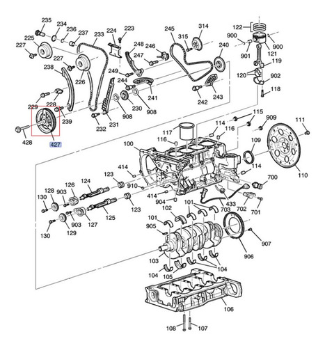 Polea Cigüeñal Saab 93 2.0l L4 2007