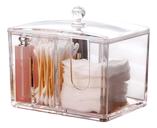 Cotton Pads Holder Makeup Organizer Cosmetics Makeup Acrylic