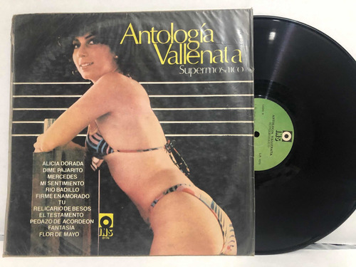 Antologia Vallenata Súper Mosaico Lp Vinyl Eilcolombia