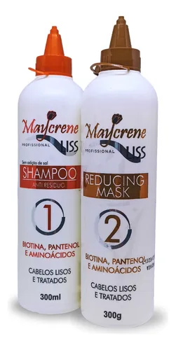comprar Kit Progressiva Liss Home Care - 2 Passos De 300ml Maycrene 