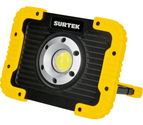 Reflector Led Recargable 900lm 5w Iluminación Surtek Color de la carcasa Negro/Amarillo