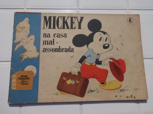 Nova Col. Disney 8 Mickey Na Casa Mal-assombrada 1952 Ebal