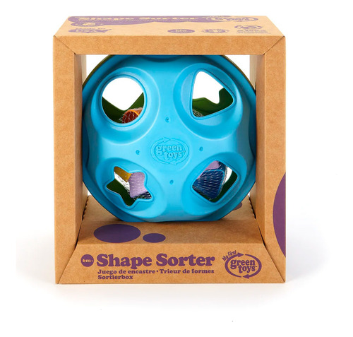 Clasificador De Formas Encaje Green Toys, Verde/azul / Pimpo
