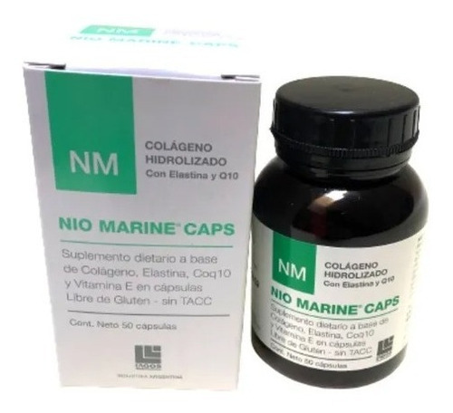  Nio Marine Suplemento Colageno Hidrolizado Caps X 50