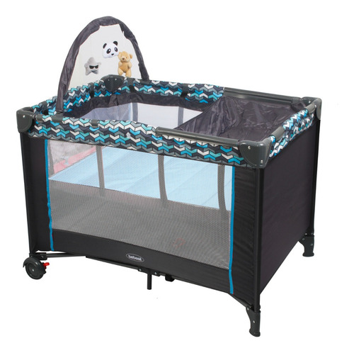 Cuna Pack & Play Bebesit Azul Azul Liso