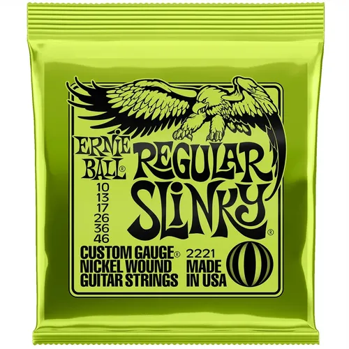 Encordoamento Ernie Ball Regular Slinky 2221 010-046