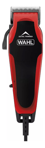 Cortadora De Cabello Wahl Clipper Y Trimmer 2 En 1 Home Motor Power Drive Roja 110v