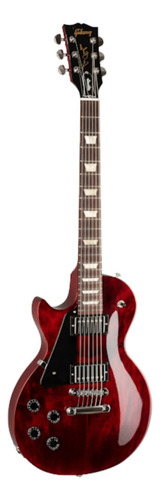 Guitarra eléctrica para zurdo Gibson Modern Collection Les Paul Studio de arce/caoba wine red brillante con diapasón de palo de rosa