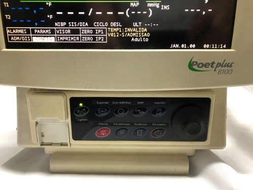 Monitor Digital Criticare Poet Plus 8100 No Estado (Usado)