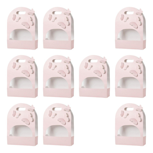 Caja De Flores De Mariposa 3d De 10 Piezas, Caja De Rosa