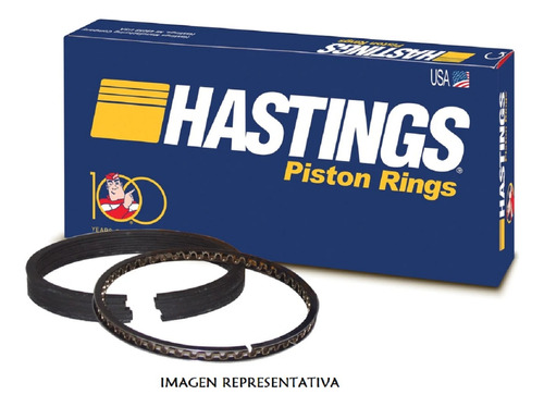 Anillos Hastings Para Renault Logan 1.6l 2015-2019 Std Cromo