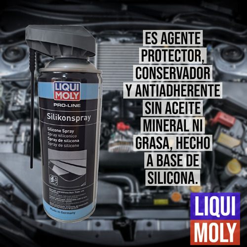 Imagen 7 de 10 de Silicona En Spray Pro Line Silicon Spray Liqui Moly 7389