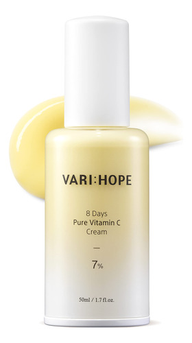 Varihope 8 Days Pure Vitamina C Crema 1.7fl Oz | Cuidado Cor
