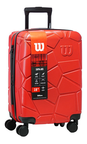 Imagen 2 de 10 de Valija Wilson Carry On Chica Cabina 18pu Viaje Balija Maleta