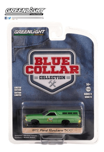 Greenlight  Blue Collar Series 11 1972 Ford Ranchero Autos 