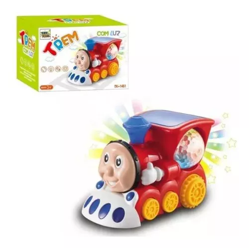 Trem Trenzinho Thomas Menino Musical Com Luz E Som - TOY KING - Trem de  Brinquedo - Magazine Luiza